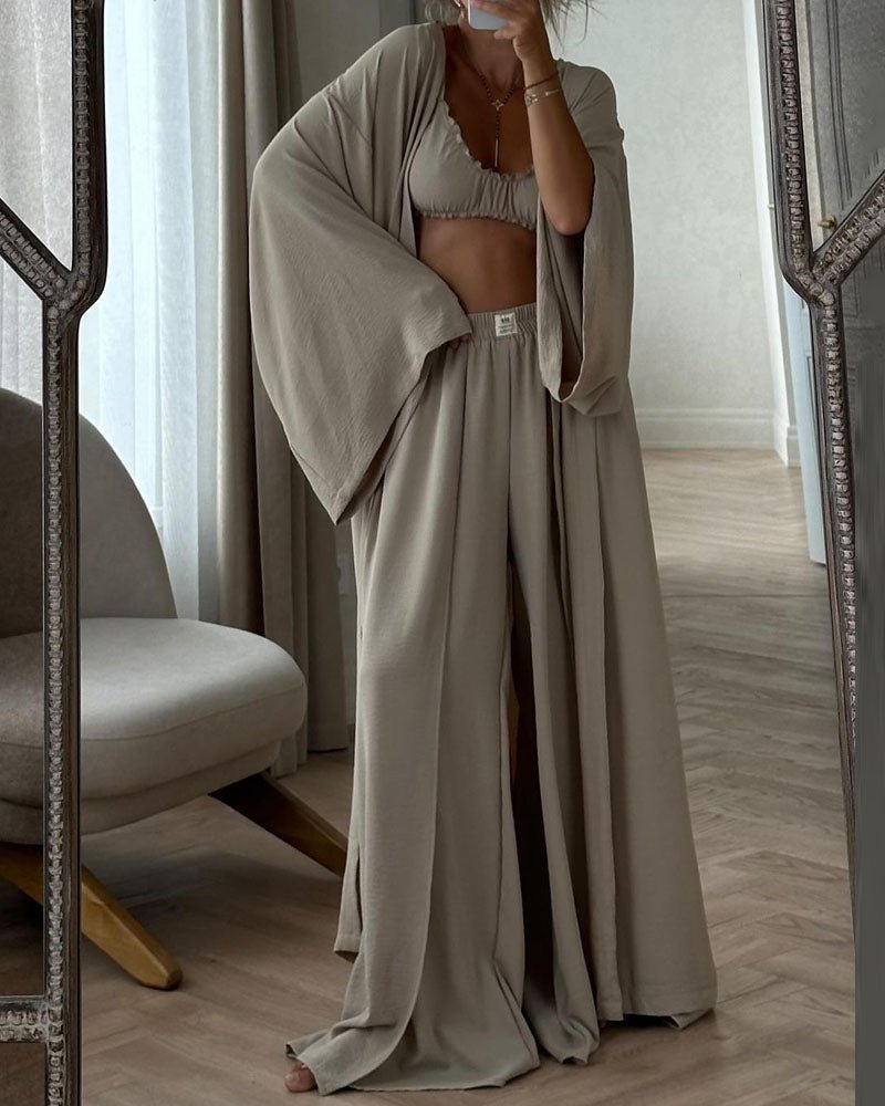 Keira - Chic Casual Cardigan 2-Piece