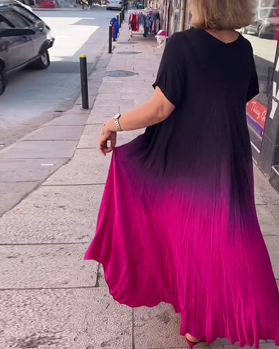 Tasha - Summer Gradient Flowy Maxi Dress