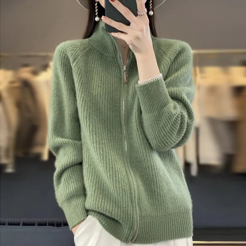 Gabriella - Cardigan with Zipper
