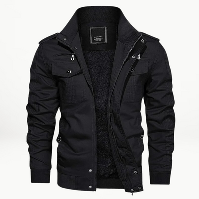 Vincent - Stylish Fleece Lining Military Jacket For Men