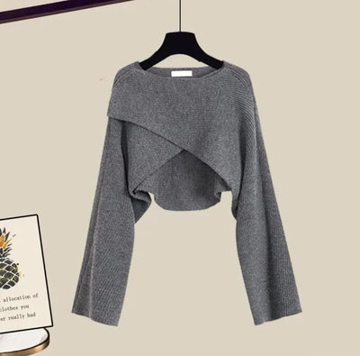 Tina - Cozy three-piece set made of soft fabric with long sleeves