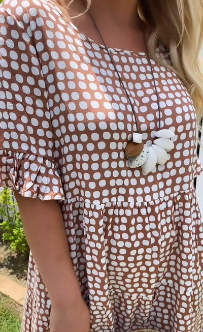 Jennifer - Polka Dot Midi Summer Dress