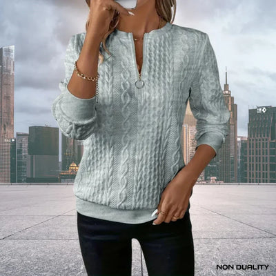 Dolly - Non-Duality Zip-Up Sweatshirt