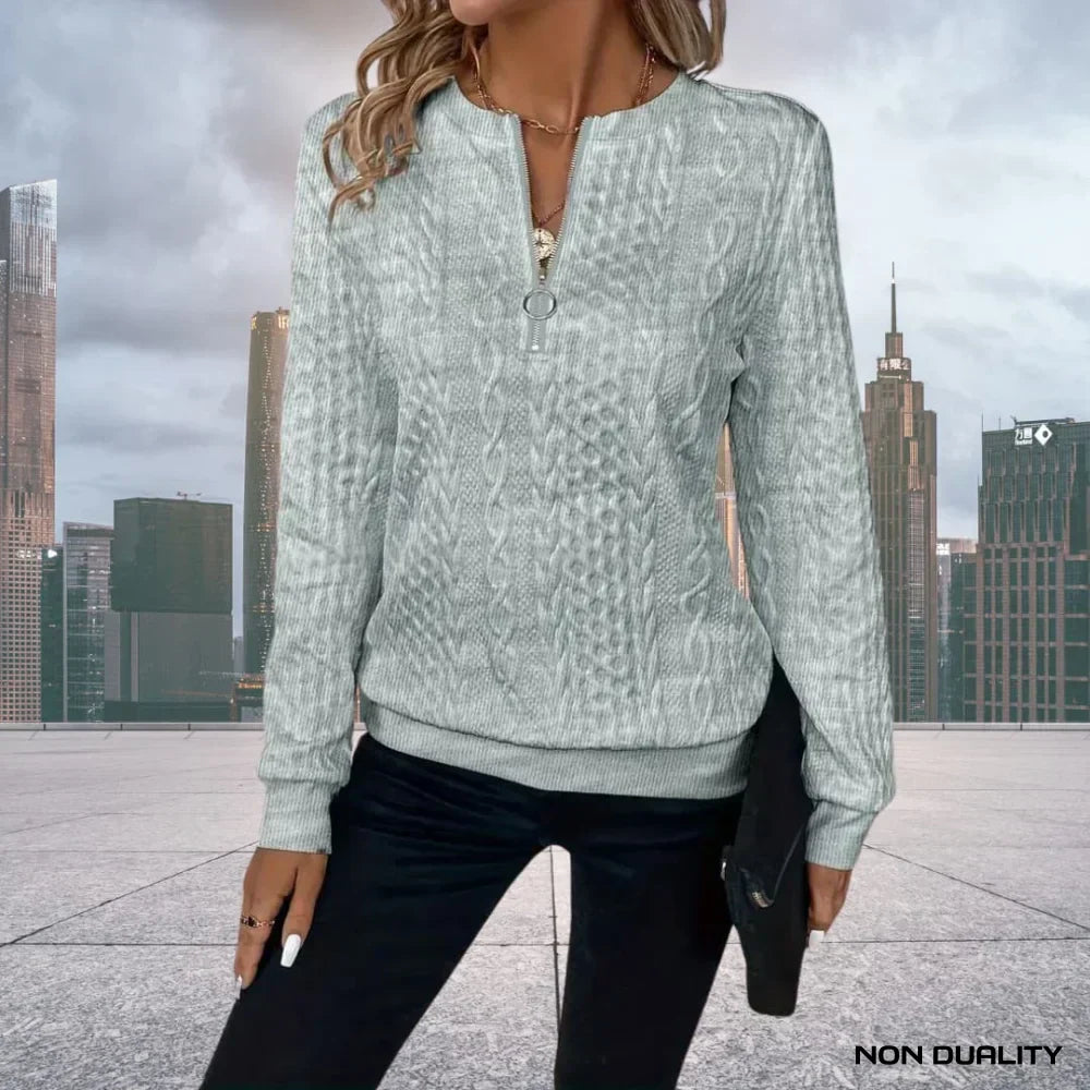 Dolly - Non-Duality Zip-Up Sweatshirt