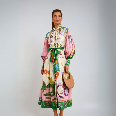 Dorthe™ | Chic Italian Maxi Dress