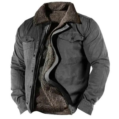 Jonah - Warm Sherpa Lined Jacket For Men