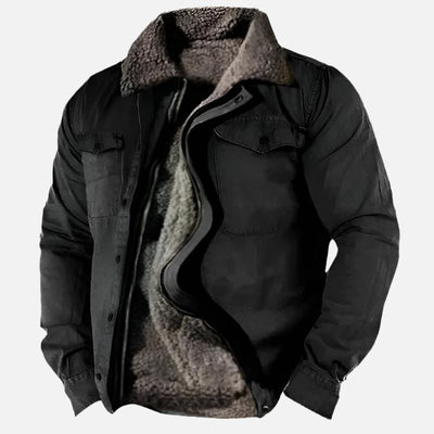 Jonah - Warm Sherpa Lined Jacket For Men