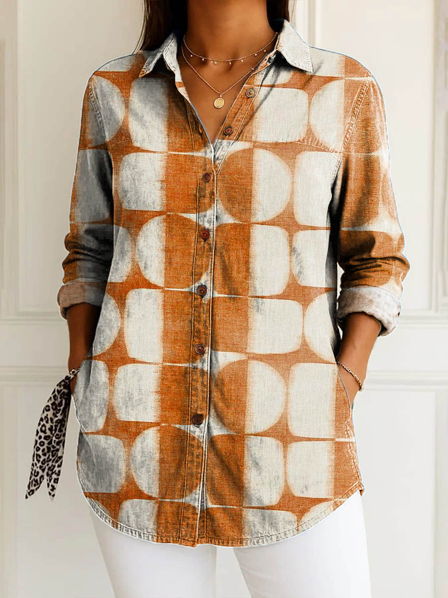 AMARA - GEOMETRIC BLOUSE
