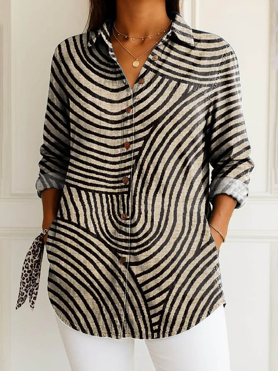 Carla - Geometric Blouse