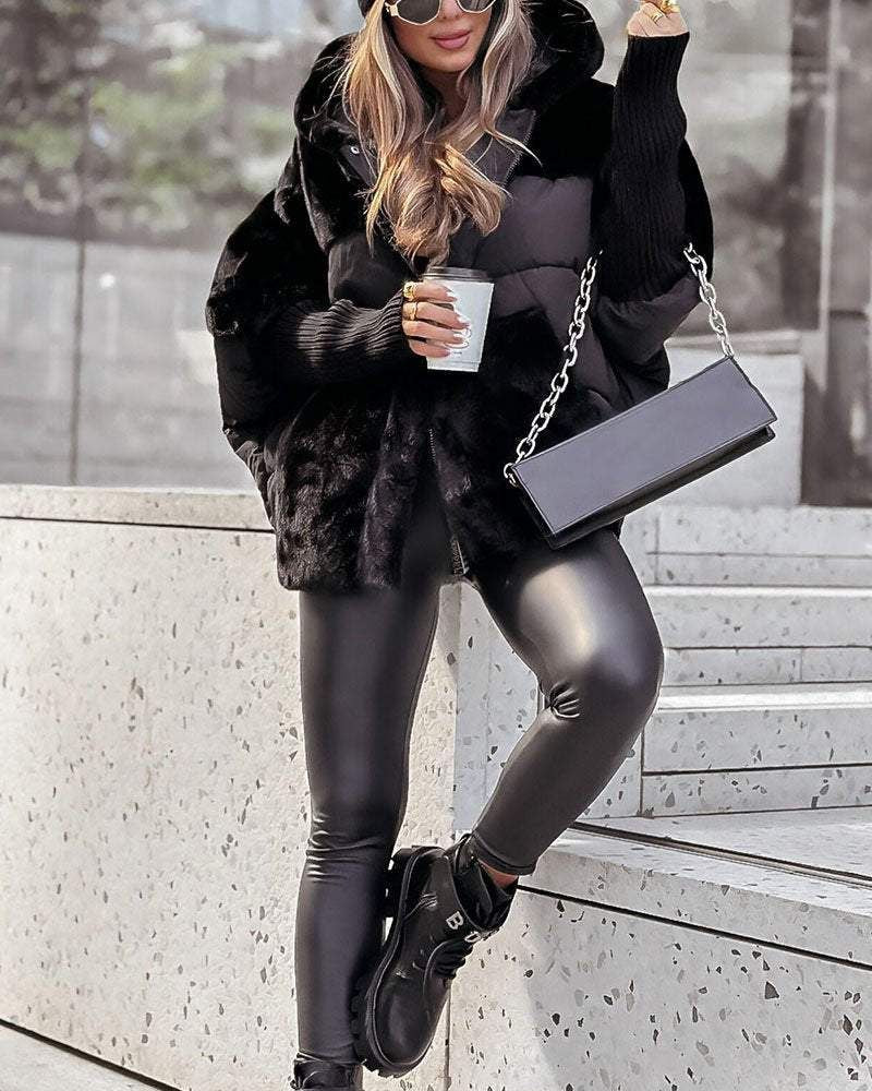 RAINA - Cozy hooded jacket