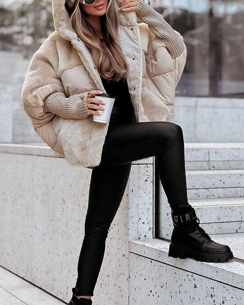 RAINA - Cozy hooded jacket
