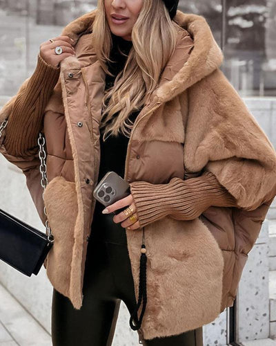 RAINA - Cozy hooded jacket