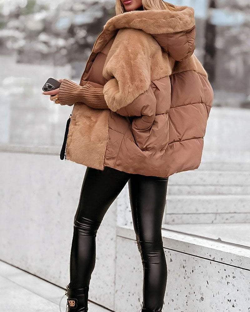 RAINA - Cozy hooded jacket