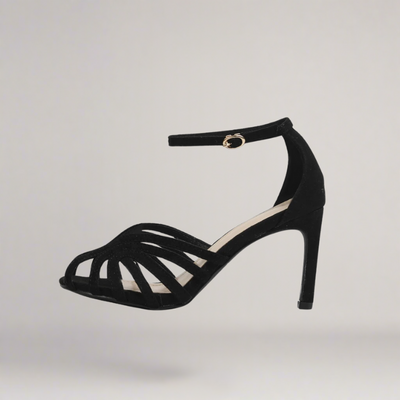 Amalfi - Faux leather sandals with high heels