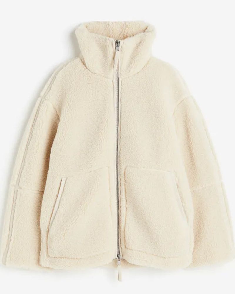 Penelope - Cozy teddy puffer jacket