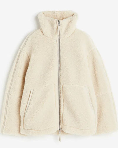 Penelope - Cozy teddy puffer jacket