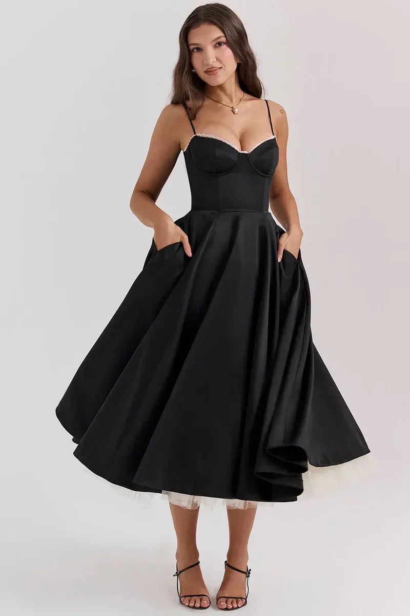 Trixie - Luxury Spaghetti Strap Princess Dress