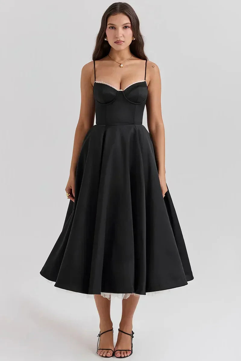 Trixie - Luxury Spaghetti Strap Princess Dress