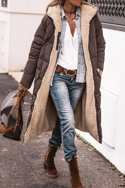 Johna – Luxurious Reversible Sherpa Coat