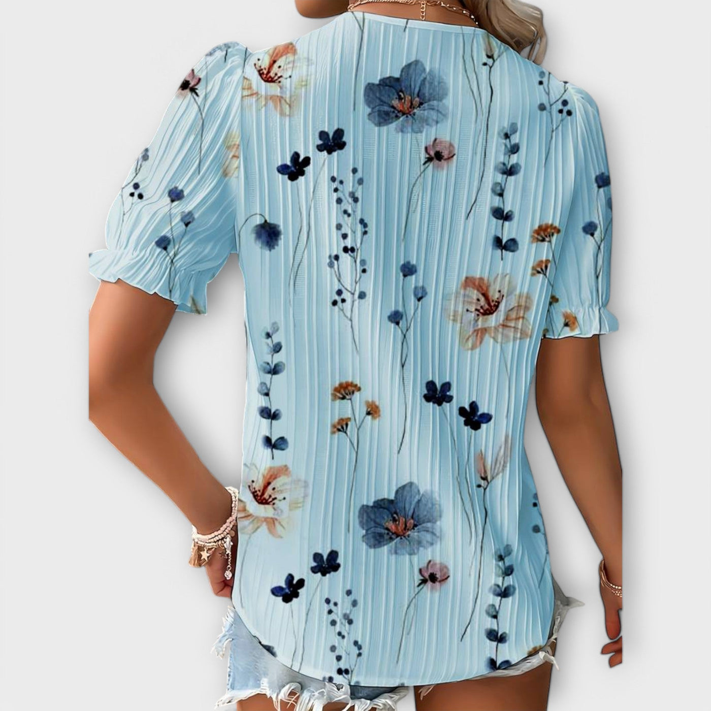 Emily – Stylish V-Neck Blouse