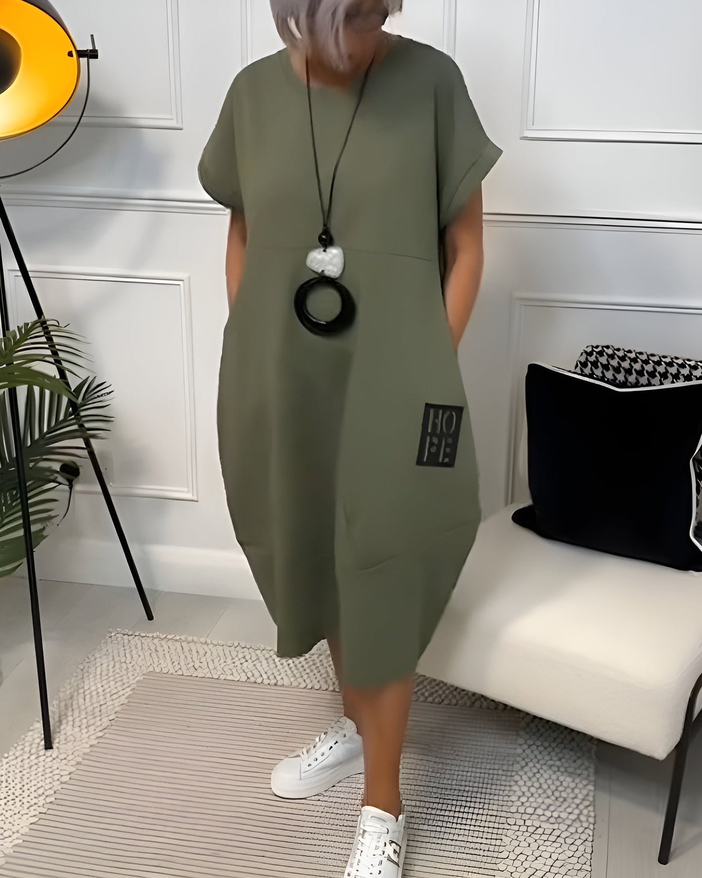 Tatum - Stylish Short Sleeved Dress