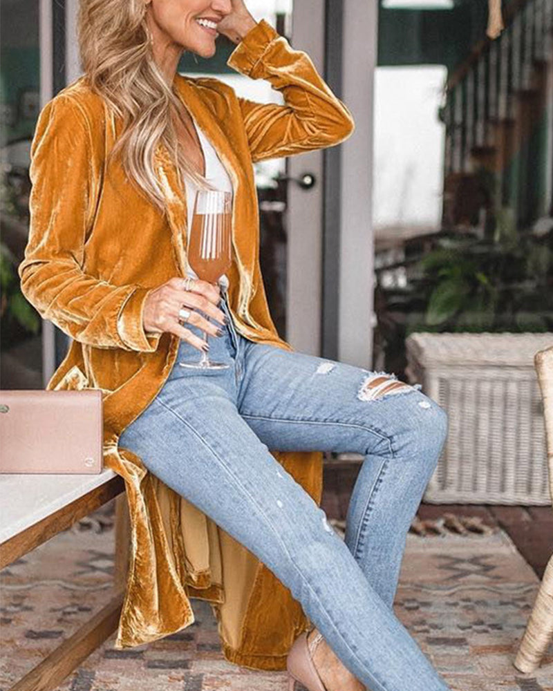 Long duster cardigan for women