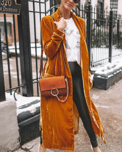 Long duster cardigan for women