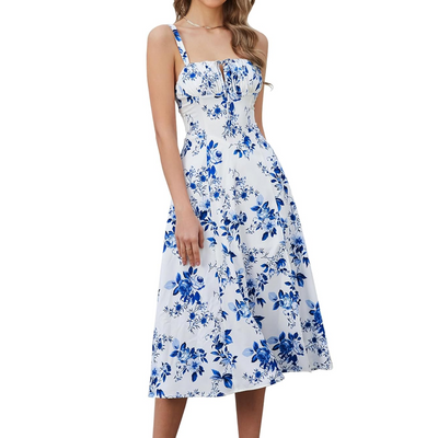Taryn - Flowy Boho Slip Skirt Dress