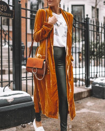 Long duster cardigan for women