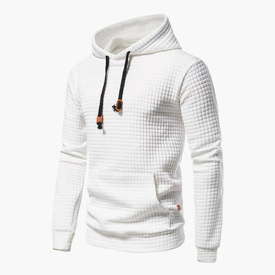 Trevor - Casual Fitted Waffle Fabric Hoodie For Men