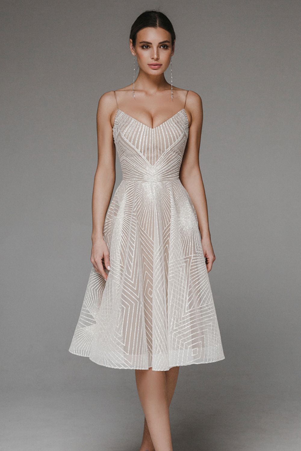 Lily - Sparkly Floor Length Party Dress