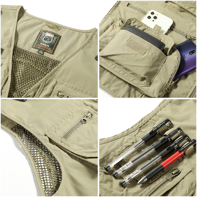 Toby - Waterproof Utility Vest For Men
