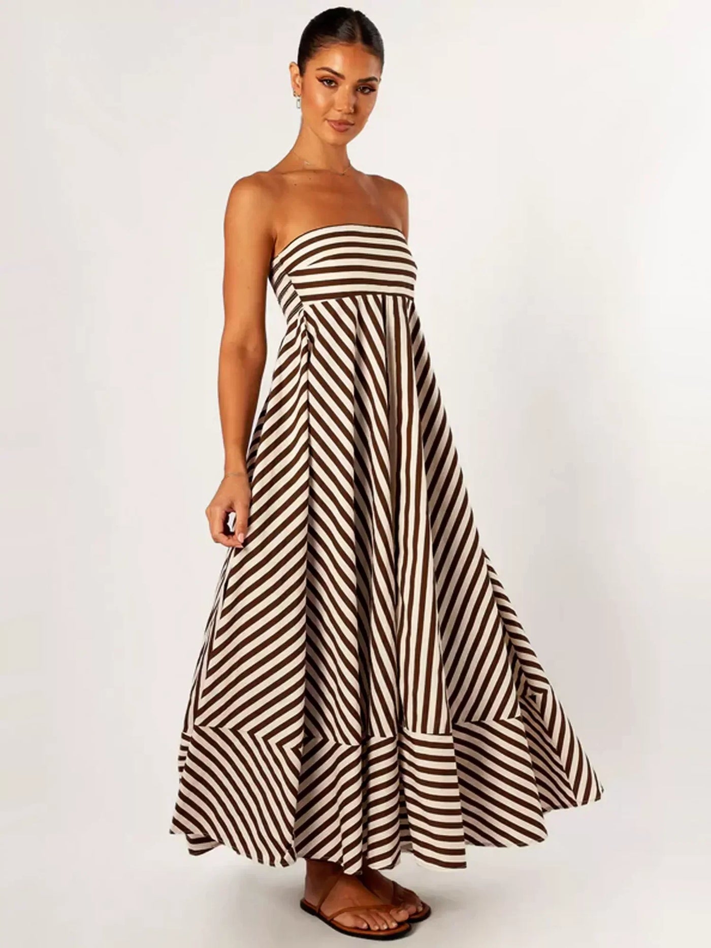 Tori - Comfortable Stylish Ruched Maxi Dress