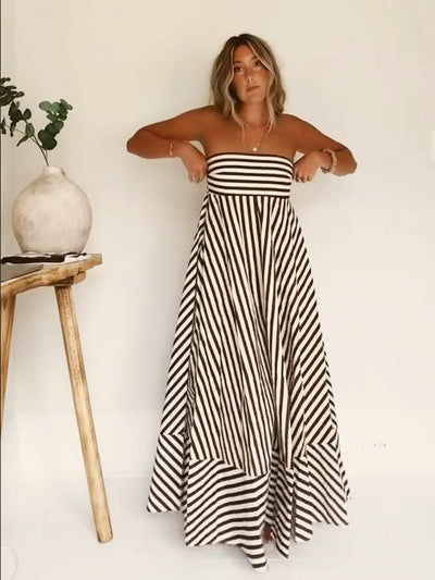 Tori - Comfortable Stylish Ruched Maxi Dress