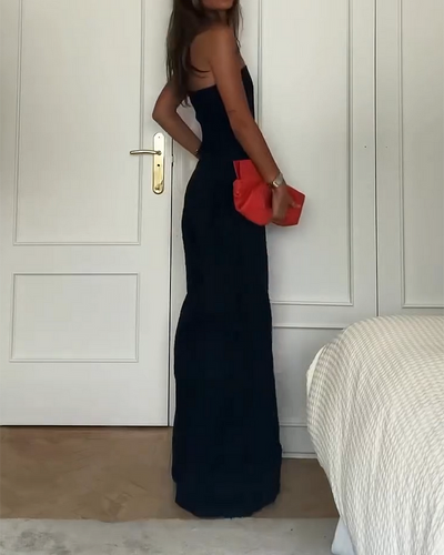 Céleste™ | Elegant Strapless Jumpsuit