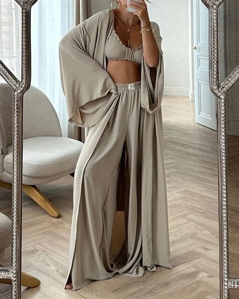 Keira - Chic Casual Cardigan 2-Piece