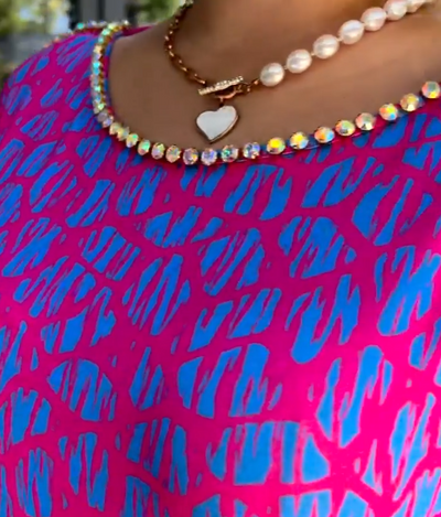 Ava - Spring Chic Printed Maxi Dress with Pockets