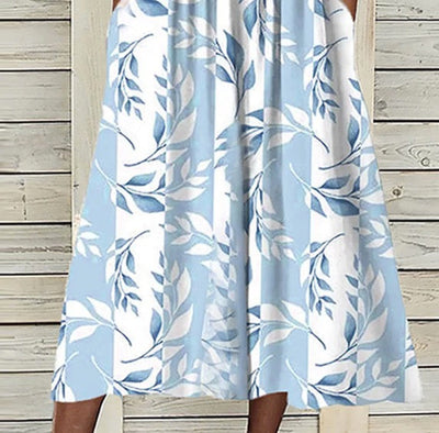 Bianca - Floral Print Midi Dress with Matching Jacket