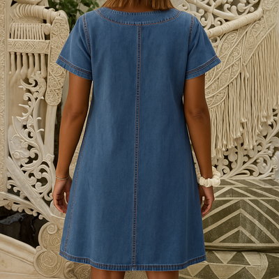 Claire Montreal™ - LIGHTWEIGHT DENIM DRESS WITH A RELAXED FIT