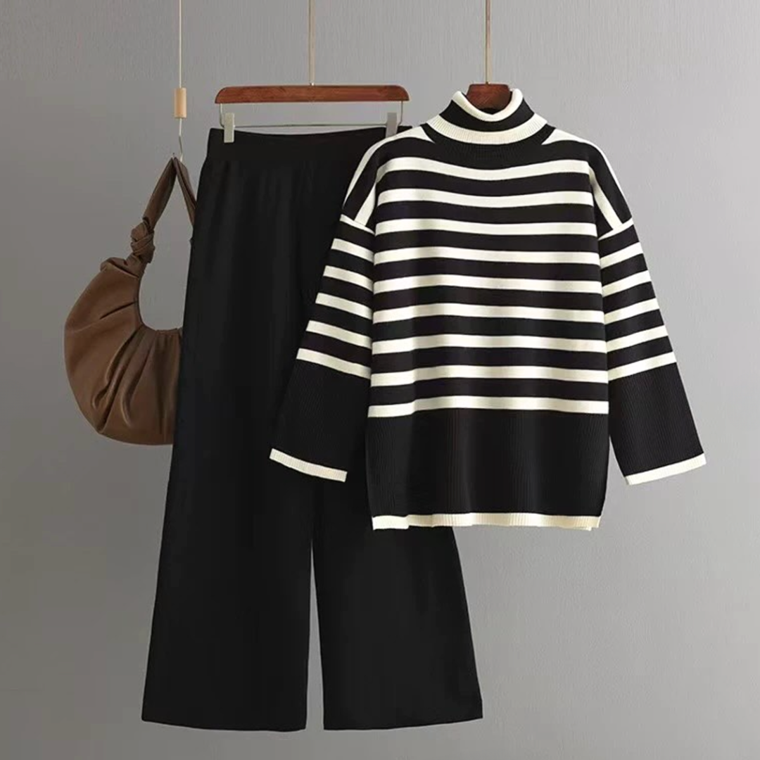 Jessica - Stylish Turtleneck 2 Piece Set