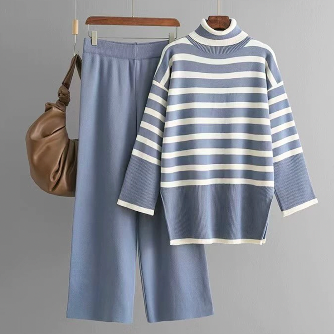 Jessica - Stylish Turtleneck 2 Piece Set