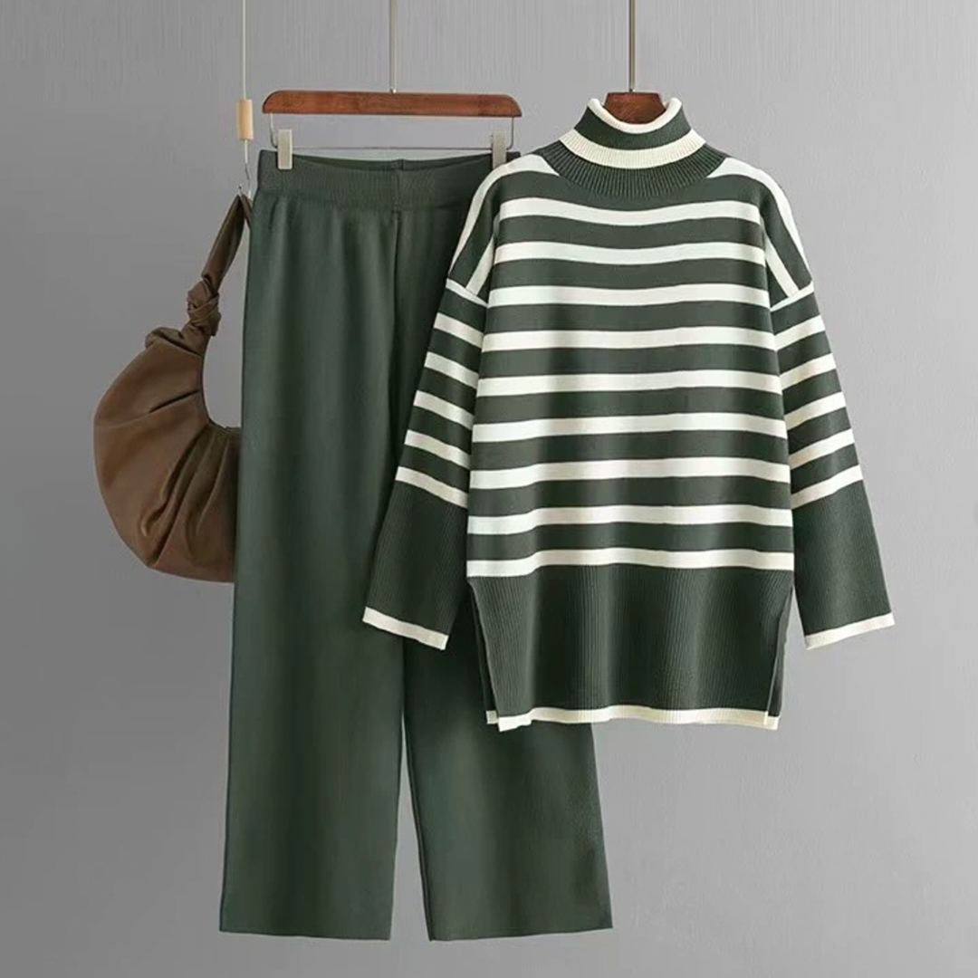 Jessica - Stylish Turtleneck 2 Piece Set