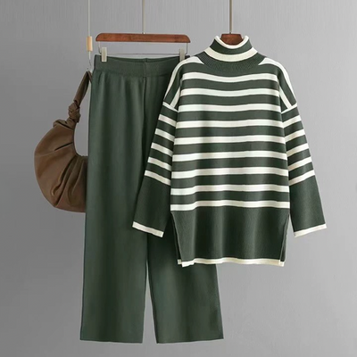 Jessica - Stylish Turtleneck 2 Piece Set