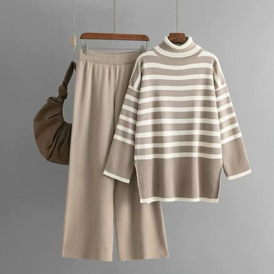 Jessica - Stylish Turtleneck 2 Piece Set