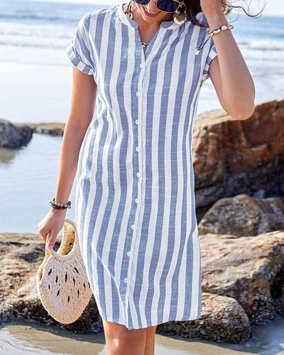 Martine™ - LIGHTWEIGHT CHECKED SUMMER DRESS