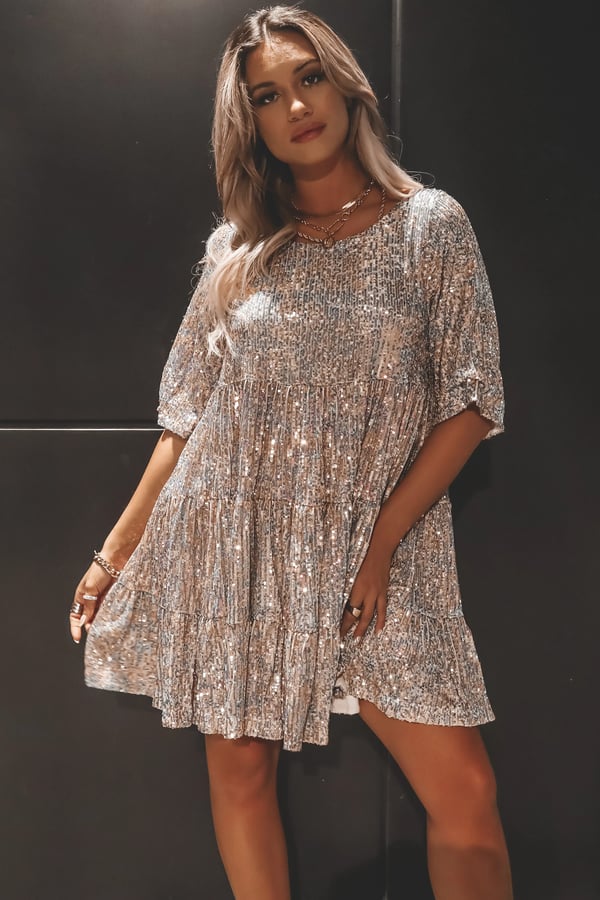 Yara - Sequin Sparkly Mini Dress