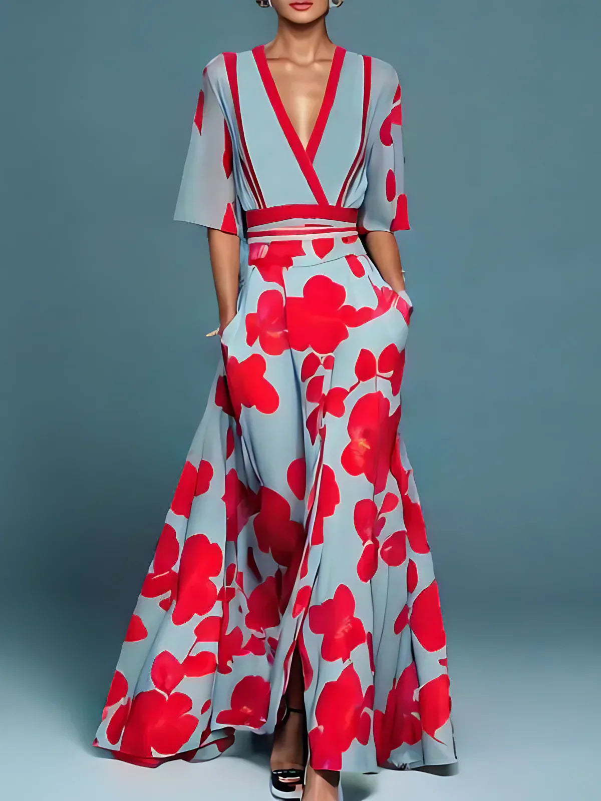 Kiara - Milano design Sleeved Dress