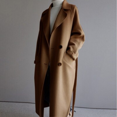 Clara -  Women's Wool Trench Coat
