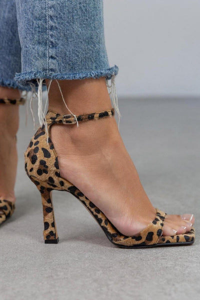 AFRICA - Elegant Animalier High Heel Sandals for a Chic and Unique Look