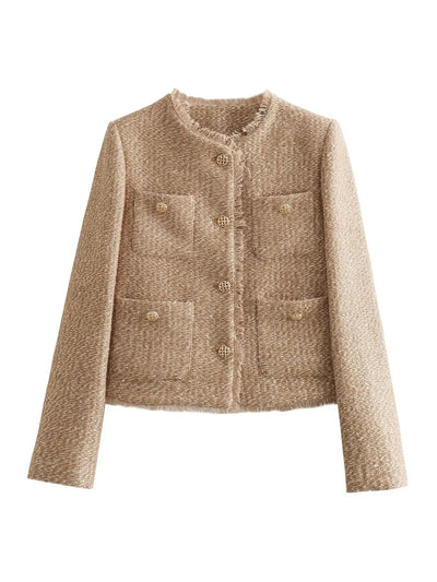 Women's herringbone jacket